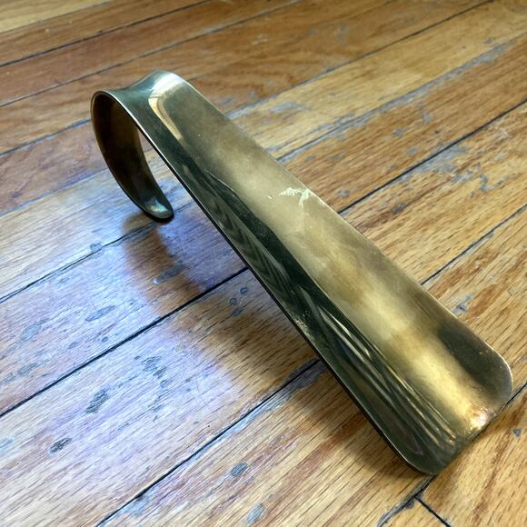 Vintage Brass Shoe Horn Arthur Rubloff Signed Engraved - Picture 1 of 3